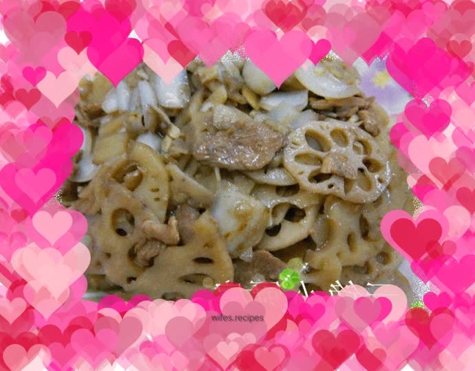 Simple Lily Lotus Root Pork Slices