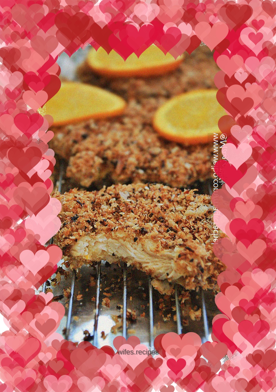 Orange and sesame grilled chicken steak