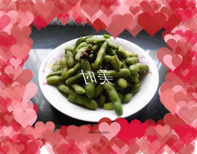Oil-free version----boiled edamame