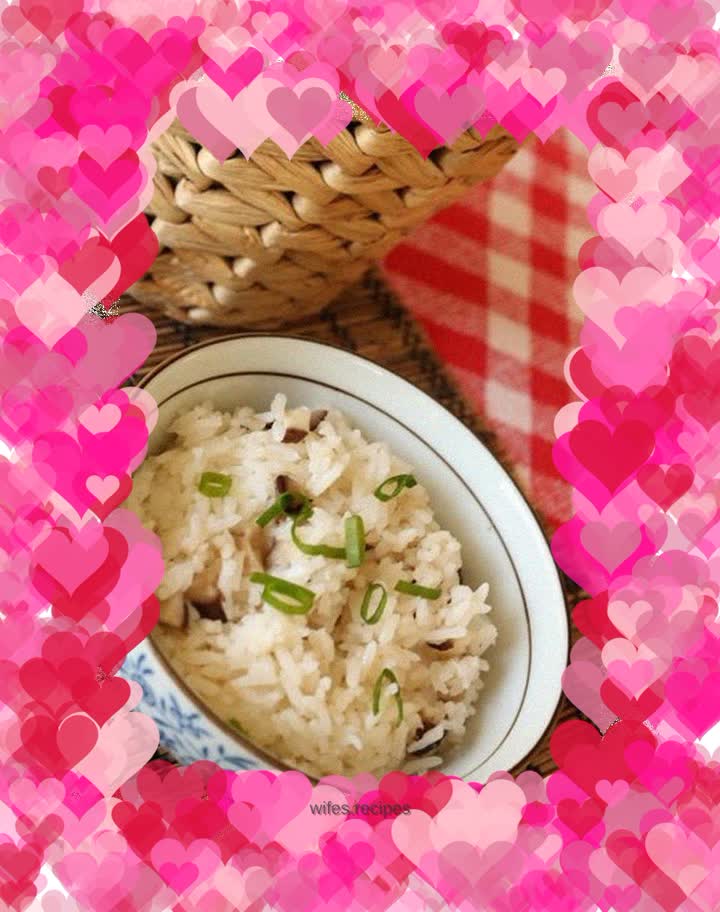 Mushroom braised rice