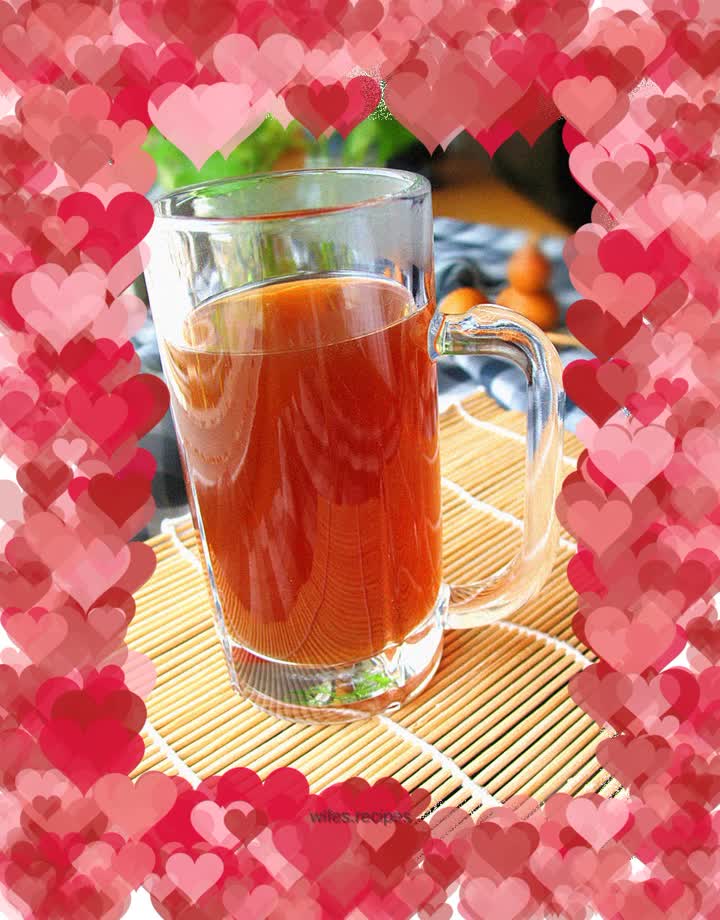 Homemade sour plum soup