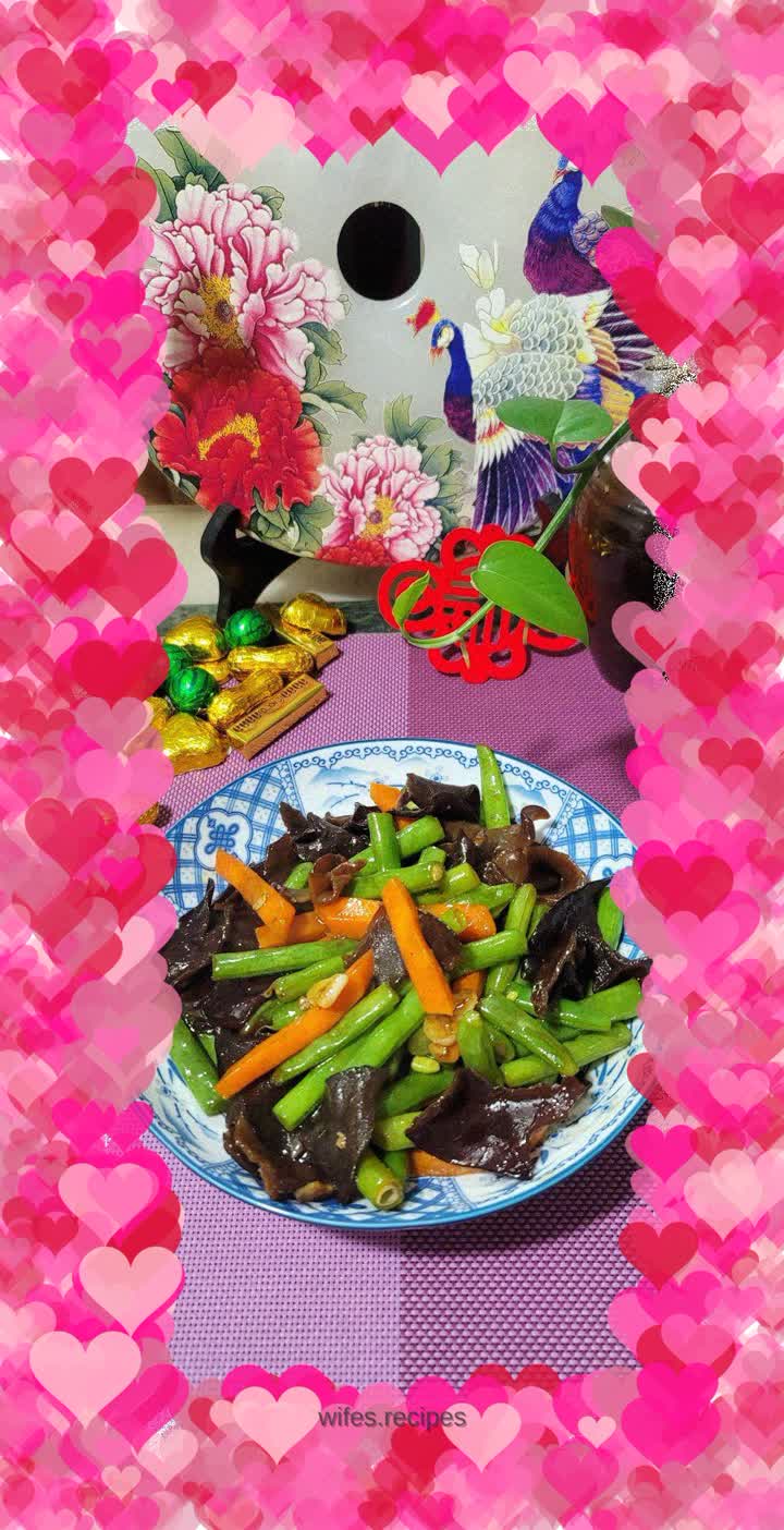 Three-color stir-fry