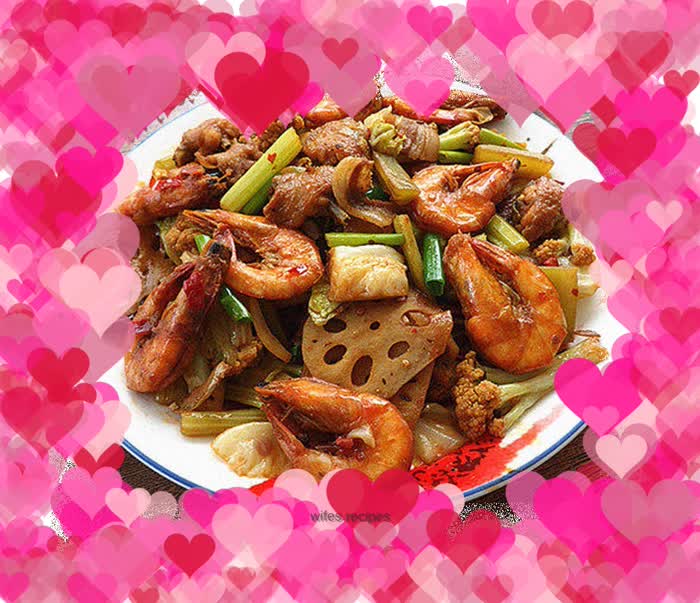 Vegetable Grilled Shrimp