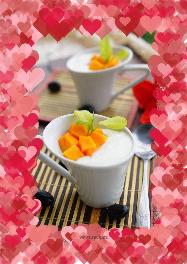 Mango Double Skin Milk