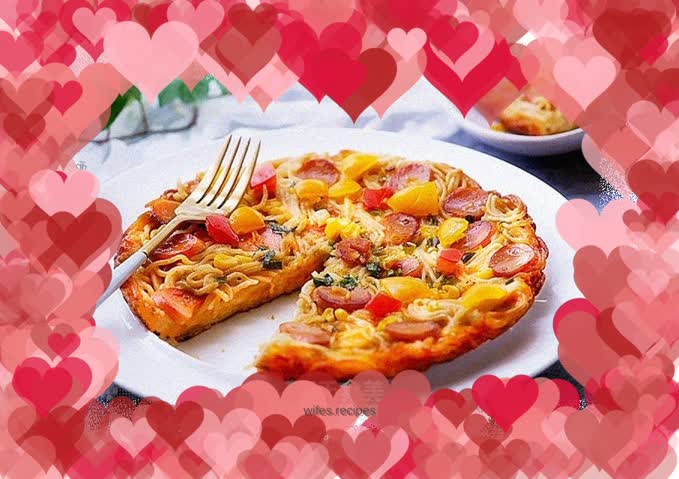 Noodle style pancake