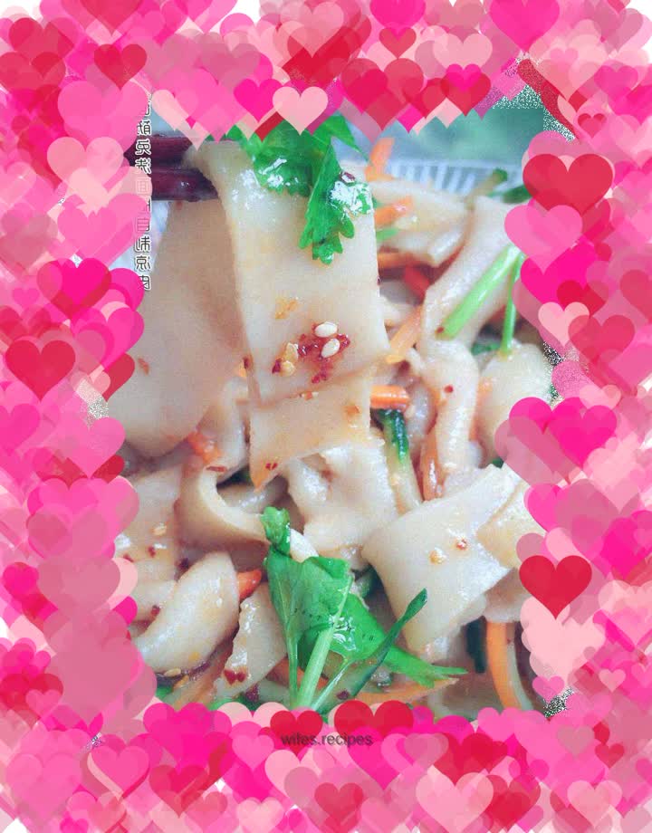 Gluten-free no-wash noodles homemade cold skin