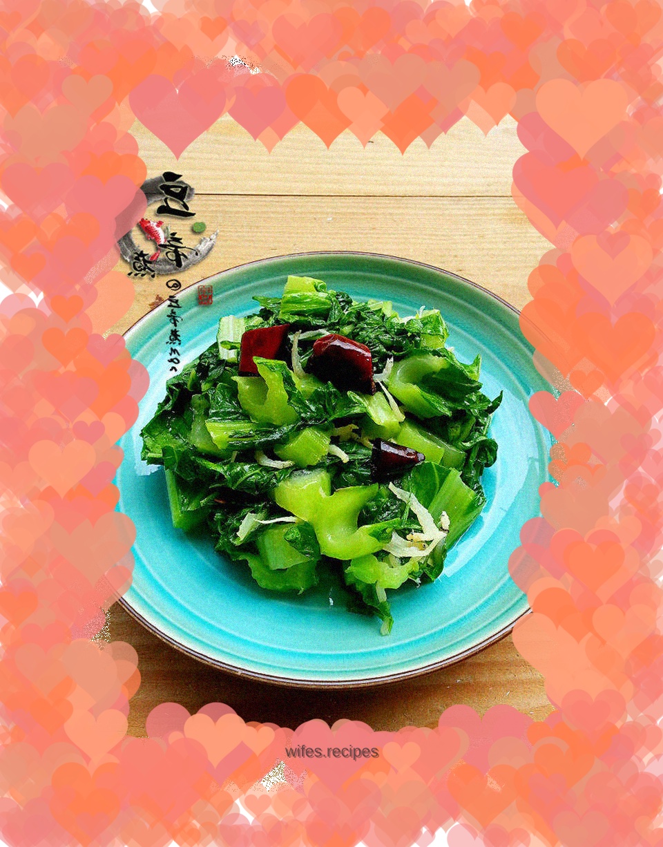 【Minnan】Sauteed whitebait with mustard greens