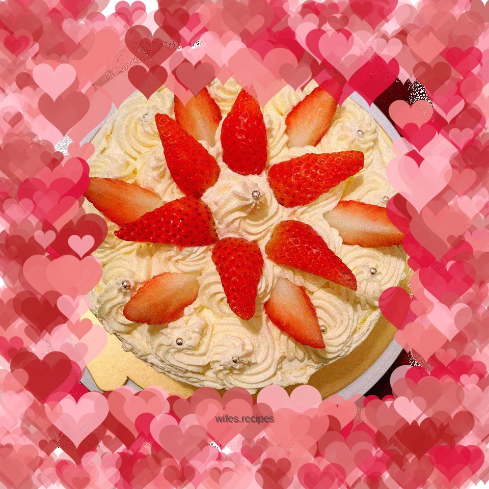 Strawberry Cream Layer Cake