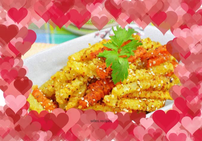 Happy food: Spicy and hearty spiral strips