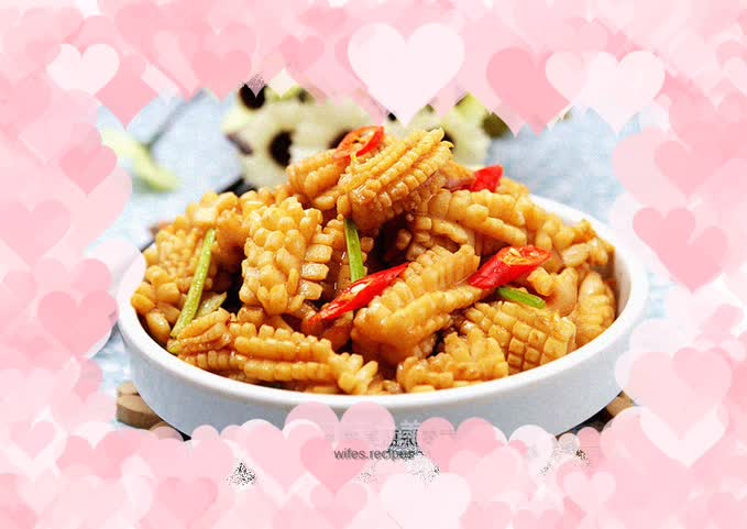 Stir-fried Squid Flowers with Zhuhou Sauce