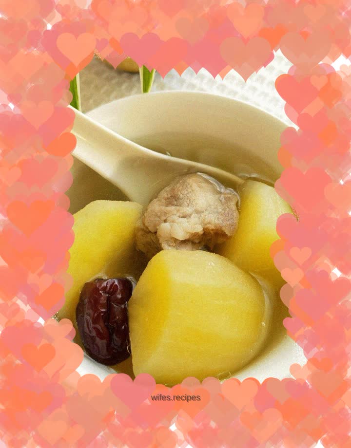 Yacon Lean Meat Soup