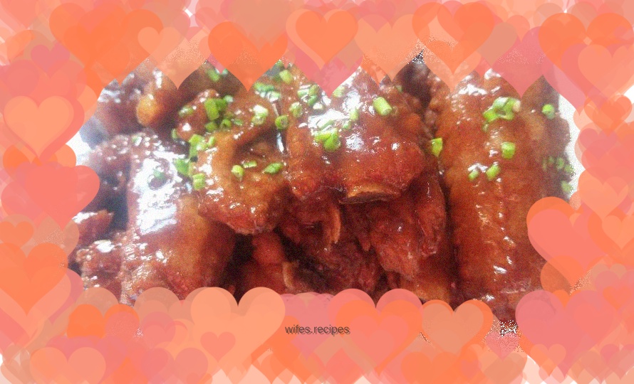 Pork Ribs with Sour Plum Sauce