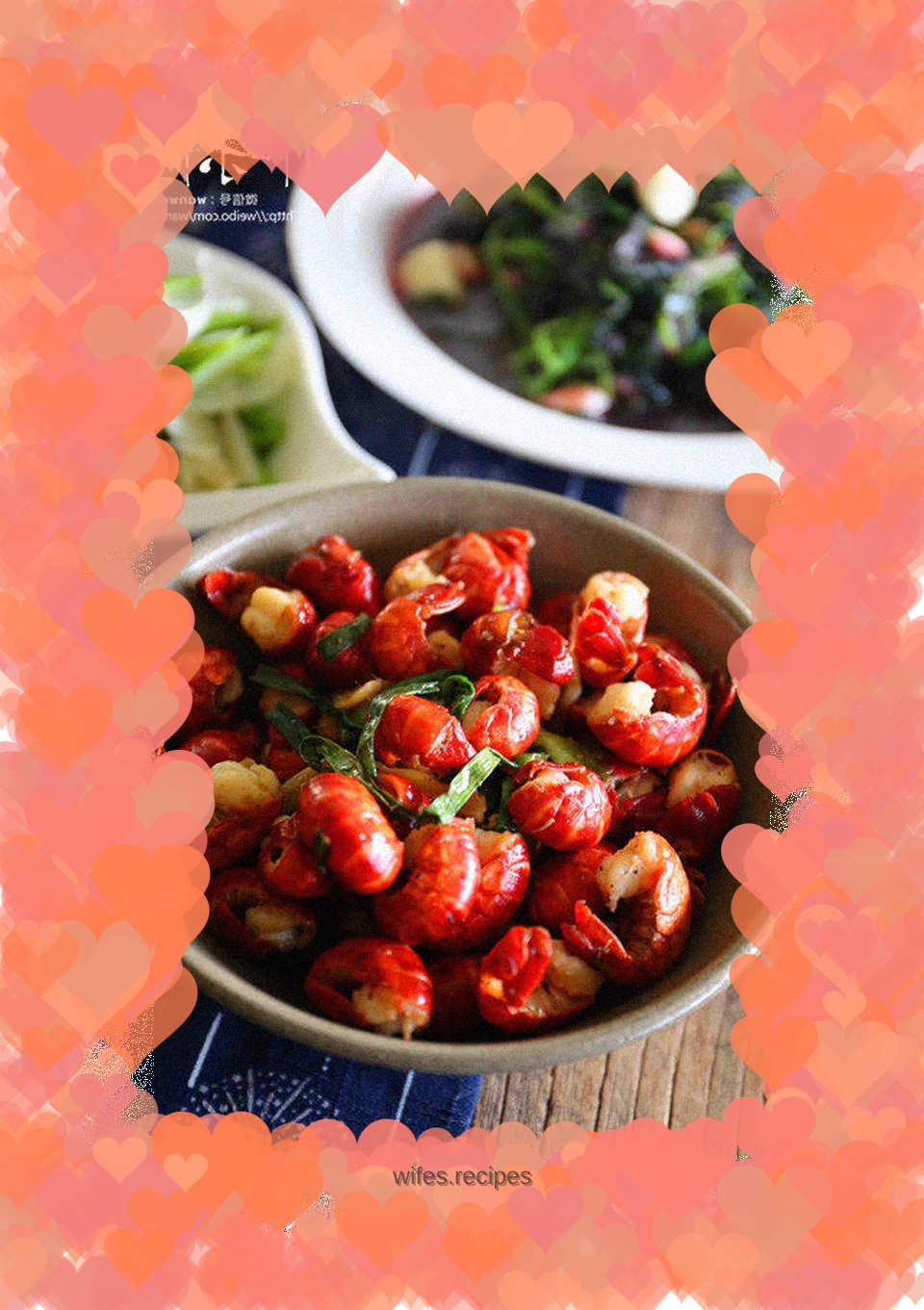 Stir-fried Salt and Pepper Shrimp Balls with Scallions