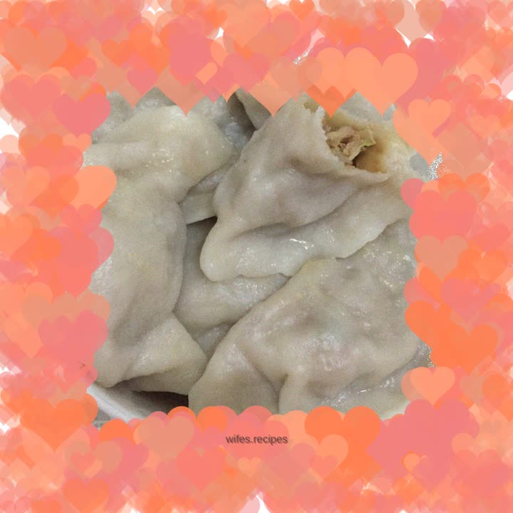 Pork and radish dumplings