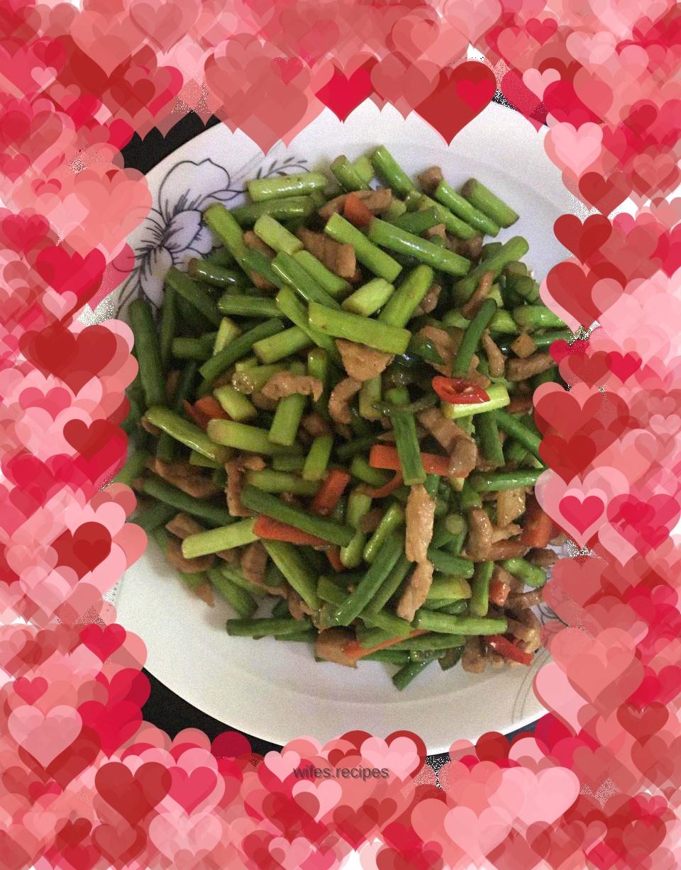 Home-style stir-fried pork with garlic