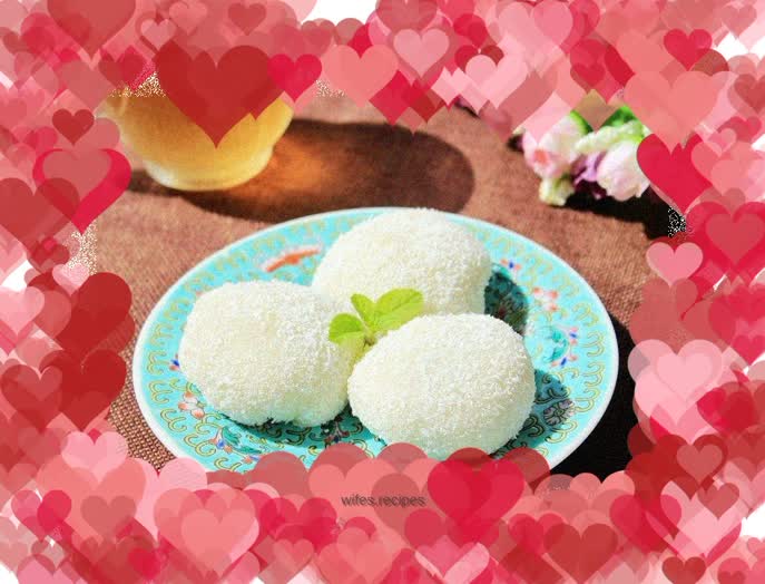Coconut jam glutinous rice dumplings