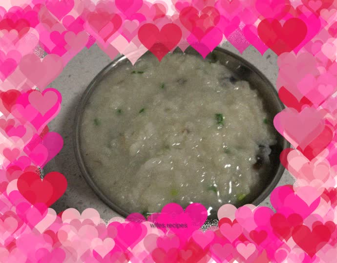Simple preserved egg porridge