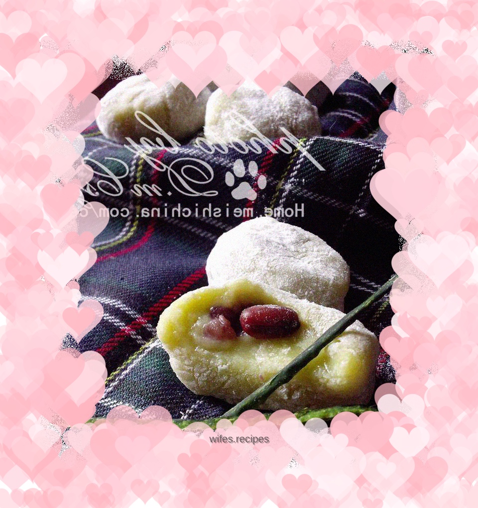 [Relieving the heat in summer, a little sweet in the bitterness]——Lianggua, red bean and glutinous rice cake