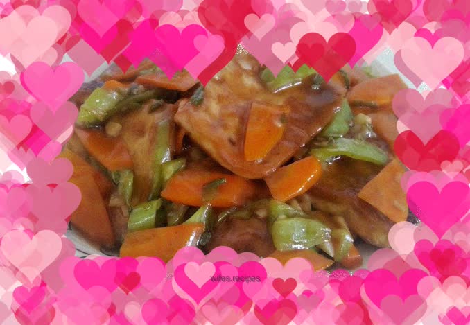 Fish-flavored hotpot tofu