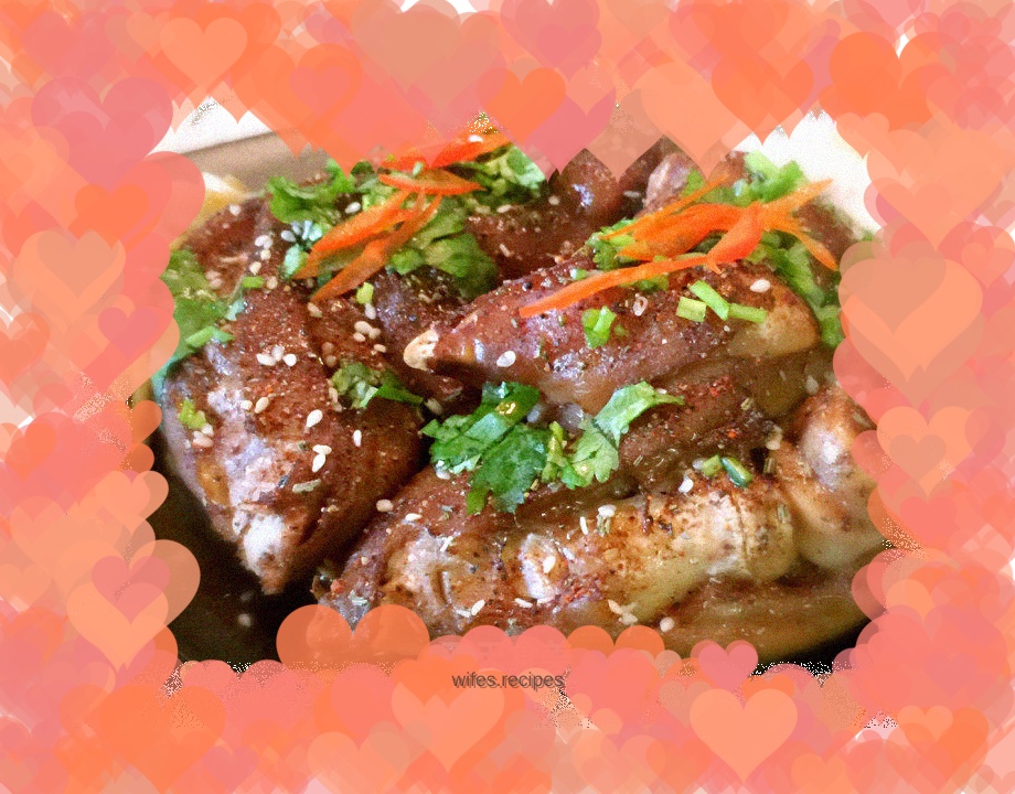 Secret roasted pork knuckle