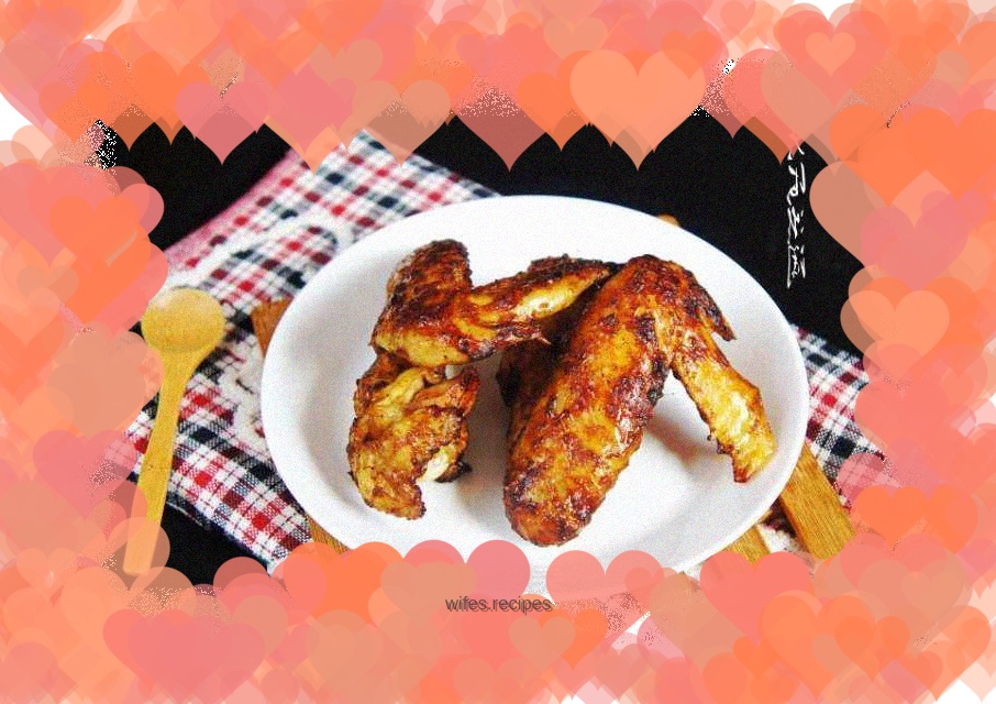 Oil-free version of fried chicken legs