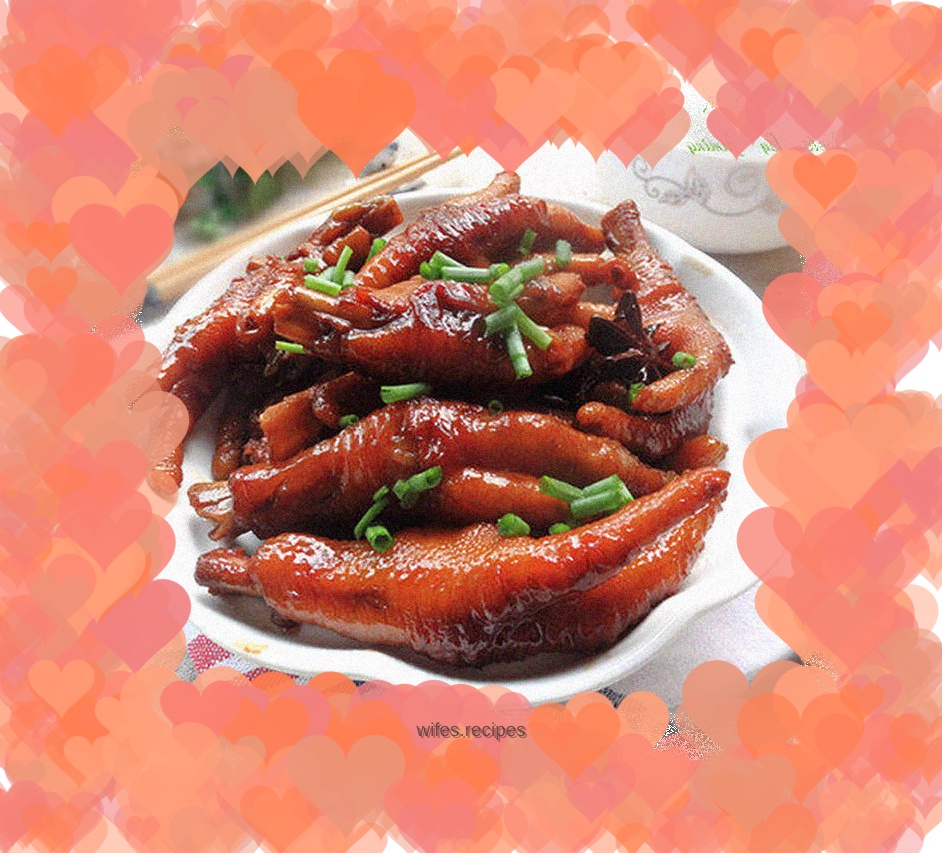 Braised chicken feet