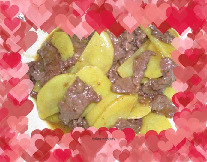 Curry Beef Stir-fried Potatoes