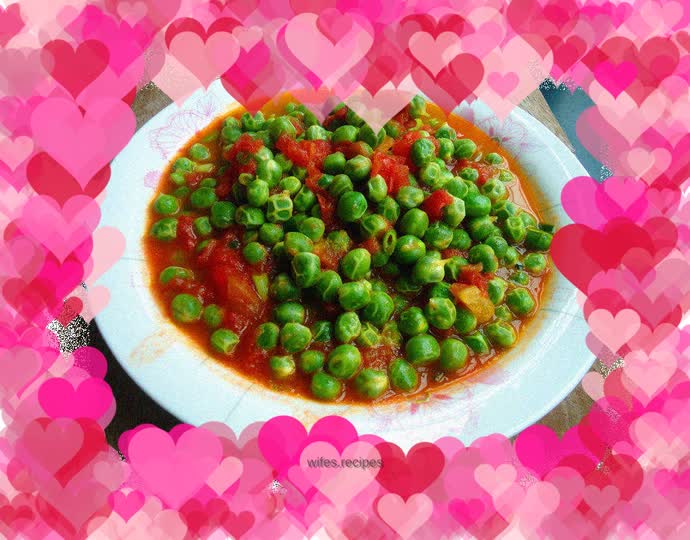 Stir-fried green beans with tomatoes