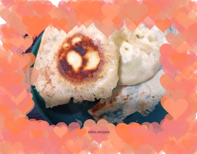 Fried steamed buns with chive meat