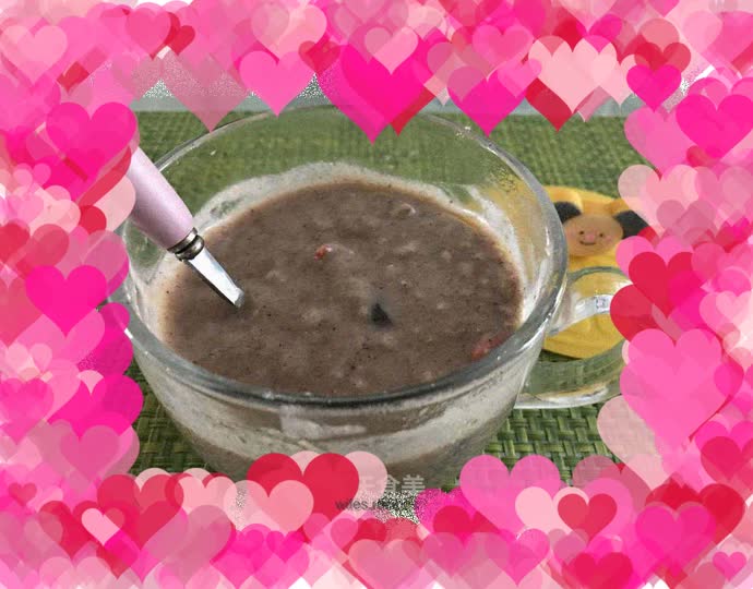 Red bean and barley paste