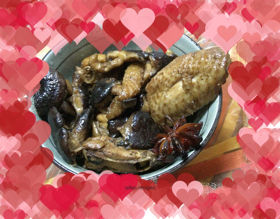 Braised Chicken with Mushrooms