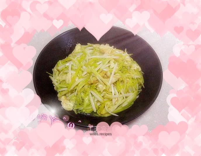 Garlic scrambled eggs