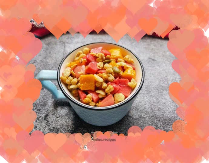 Guava Mango Oatmeal Yogurt Cup