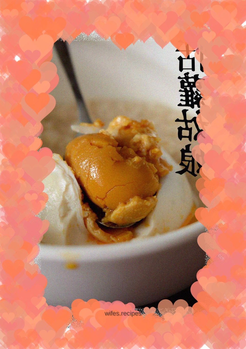 Red oil salted duck eggs