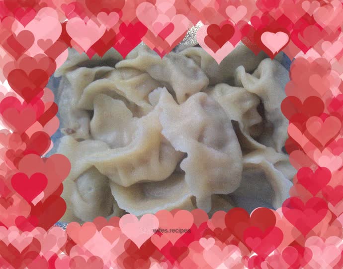 Mutton and green onion dumplings