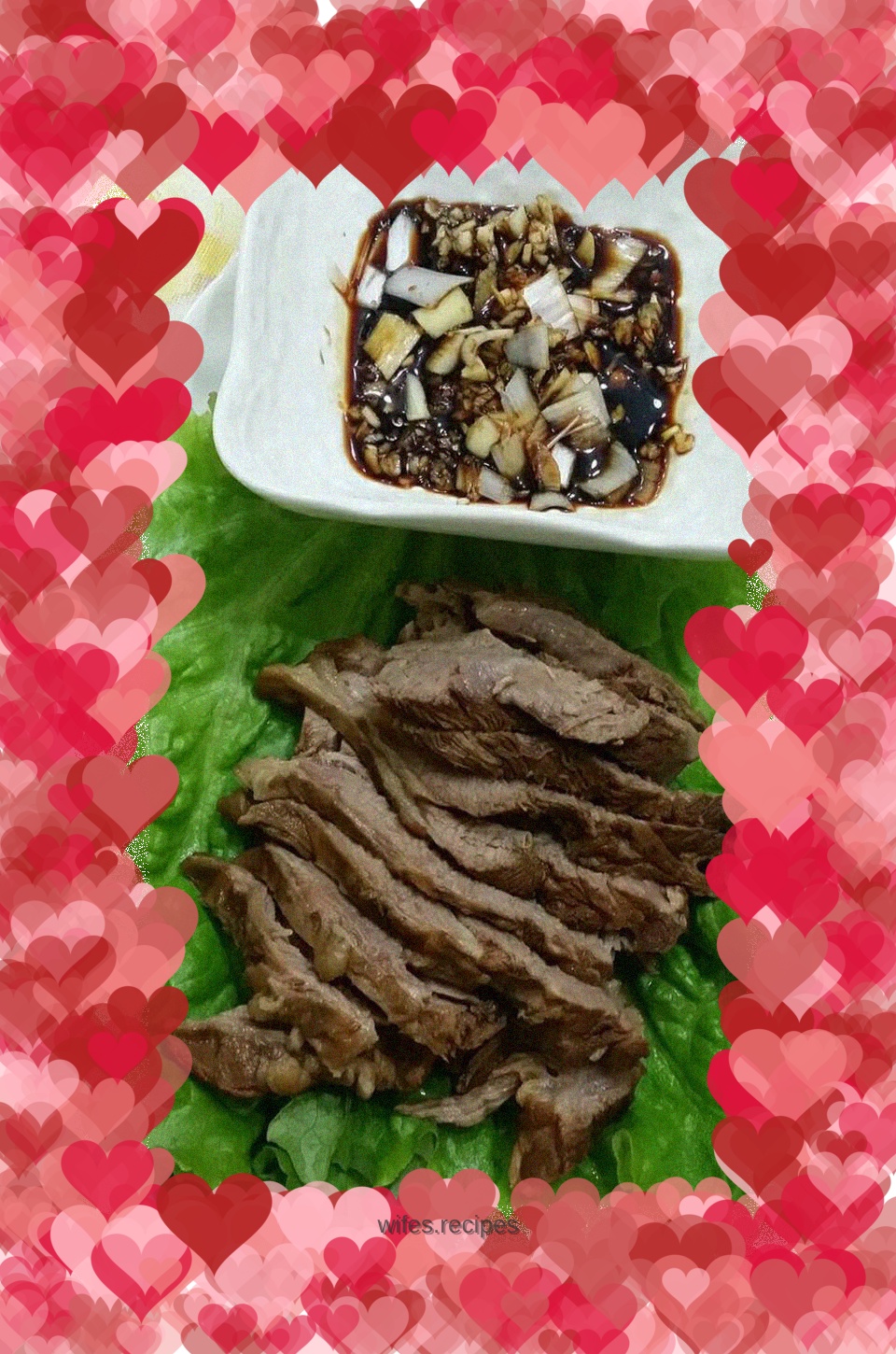 Lamb shank with spiced sauce