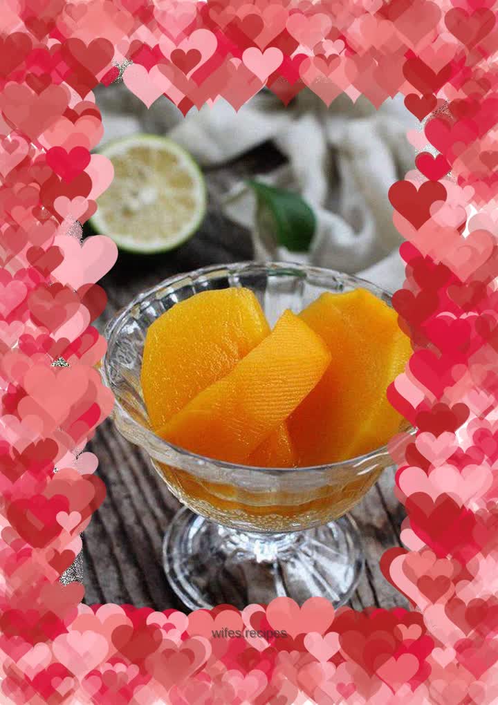 The most healing dessert---Yellow peach in sugar water