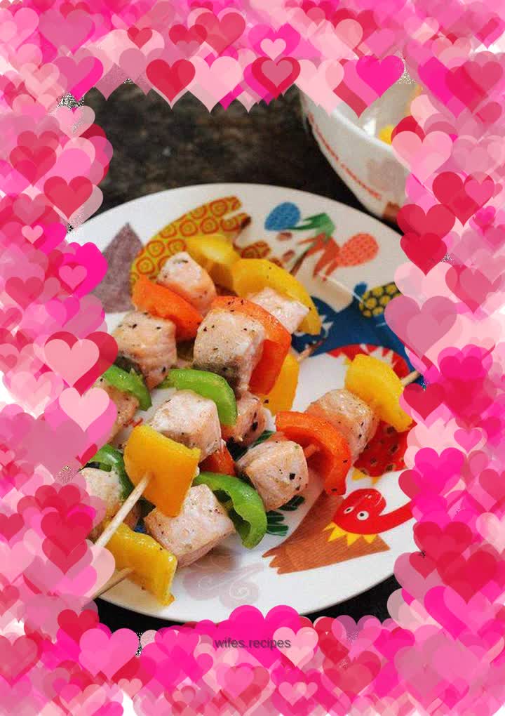 Colorful---Colored Pepper Salmon