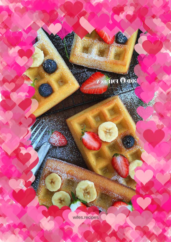 【Travel on the Table】Date with exotic romantic milky waffles