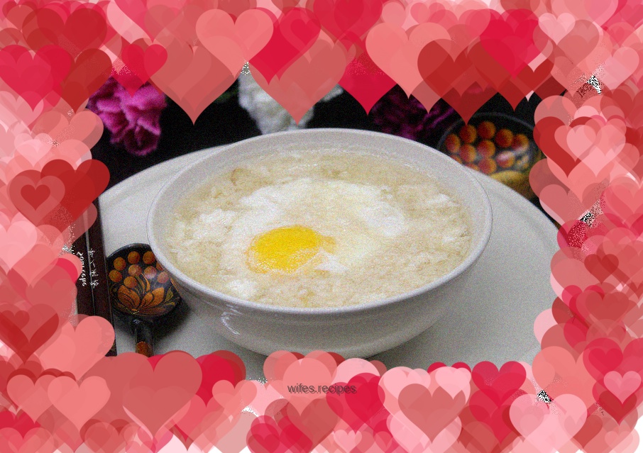 Sweet rice wine boiled soft-boiled eggs