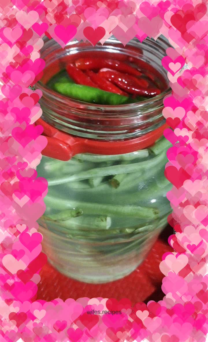 Homemade Pickled Beans