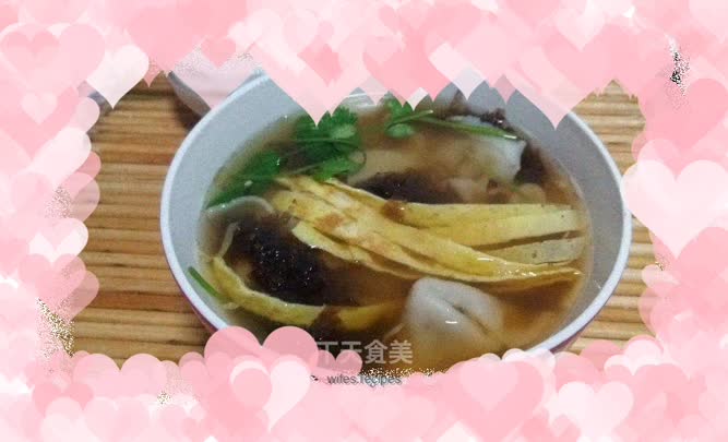 Pork and water chestnut wontons