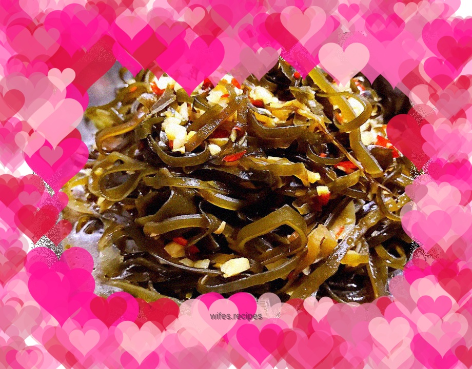 Garlic kelp shreds