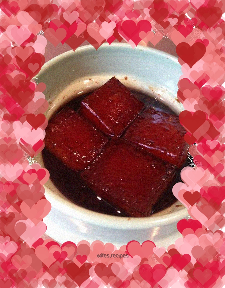 The favorite of father and daughter...Dongpo Pork