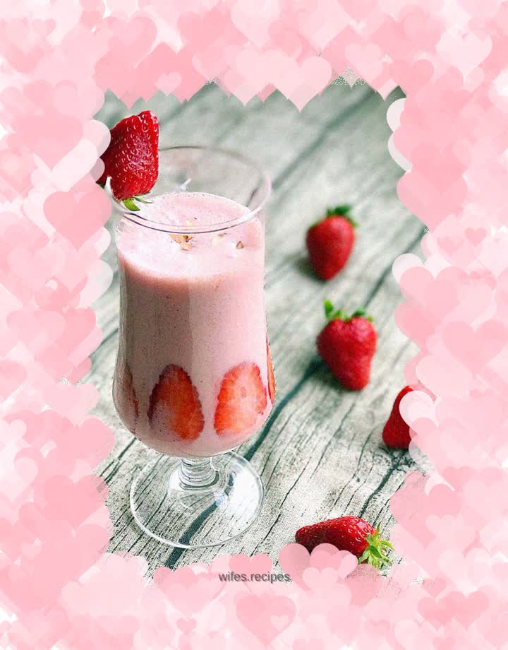 Strawberry milkshake