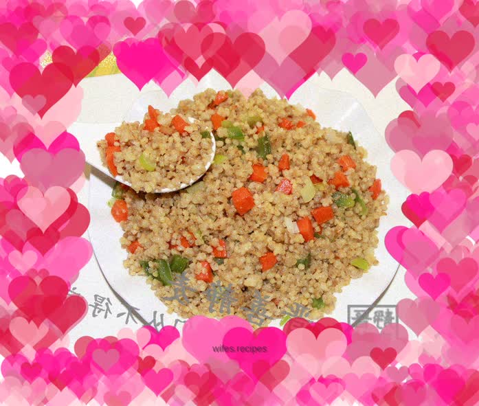 Quinoa and millet poached seeds