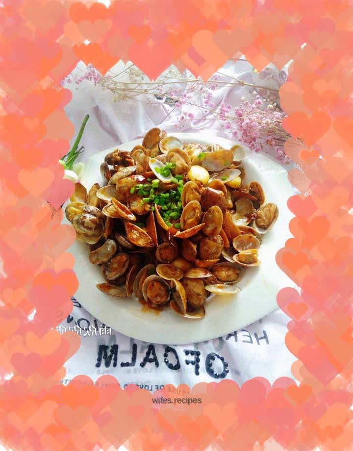 Stir-fried scallops with ginger
