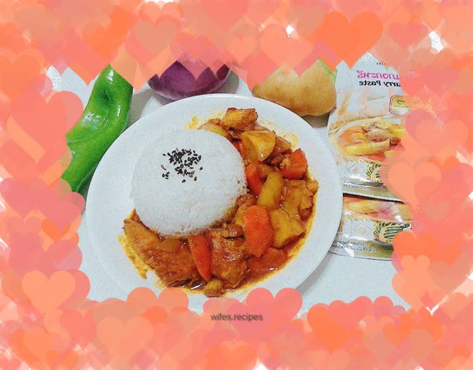 Curry Potato Chicken Rice