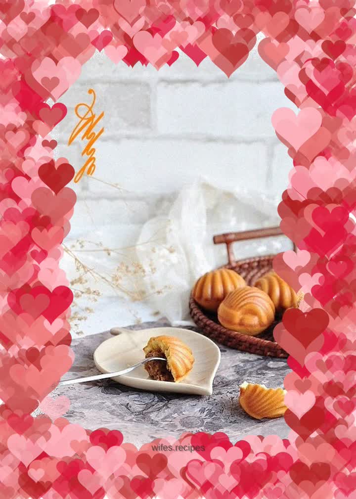 Peanut Butter Stuffed Madeleines