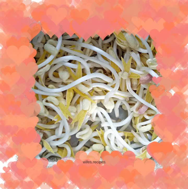 Spontaneous mung bean sprouts (simple and easy to learn)